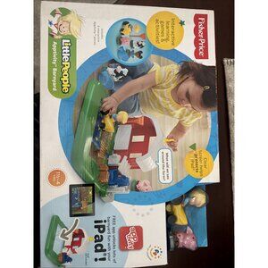 Fisher Price Little People Apptivity Barnyard For iPad Farm Barn New  Open Box